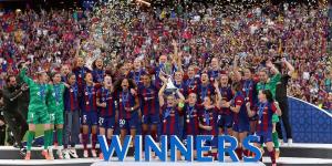 Barcelona 2-0 Lyon: Jonatan Giraldez's side clinch back-to-back Women's Champions League titles... as Aitana Bonmati and Alexia Putellas' strikes seal victory