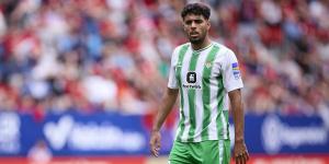 Real Betis defender Chadi Riad set to undergo Crystal Palace medical on Monday ahead of proposed £14m transfer to Selhurst Park