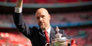 Erik ten Hag faces an anxious wait to discover whether his FA Cup victory will be enough to save his job at Man United... after club chiefs held talks with potential replacements
