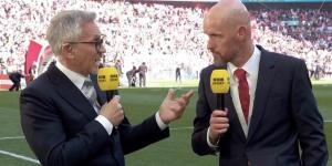 Gary Lineker and Alan Shearer hit back at criticism of their BBC FA Cup interview with Man United boss Erik ten Hag - after he called for them to be 'more calm' after tense questioning