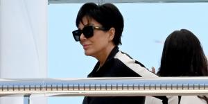 Kris Jenner and boyfriend Corey Gamble among the celebrities onboard $300m luxury yacht targeted by vandals protesting climate change in Barcelona