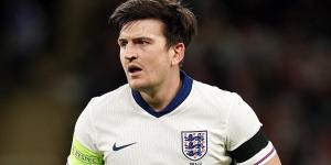 Harry Maguire SKIPS family holiday as he battles to be fit for Euro 2024... with Man United star and two others expected to arrive at Gareth Southgate's England camp early in bid for place