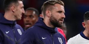 Luke Shaw points the finger at himself AND Man United after injury against Luton that has left his Euros participation in doubt... as left back admits 'I shouldn't have played'