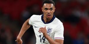 The stats that show Gareth Southgate is RIGHT to start Trent Alexander-Arnold in midfield against Serbia... with the Liverpool right back outperforming Jude Bellingham, Declan Rice and Co in key areas