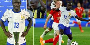 An £86m-a-year deal, scoring outrageous goals and putting his injury nightmare behind him in the Saudi heat... how N'Golo Kante found his 'new lease of life' after starring role in France's opening Euro 2024 win