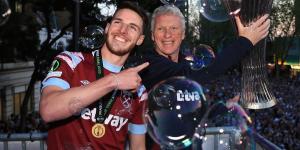 David Moyes reveals how many goals Declan Rice would have prevented West Ham from conceding if the England star didn't sign for Arsenal