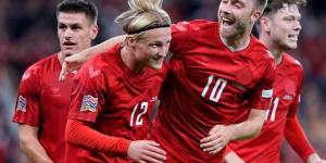 إريكسن يقود تشكيل الدنمارك لمواجهة إنجلترا في يورو 2024