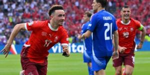 سويسرا تهزم إيطاليا وتتأهل لربع نهائي يورو 2024 ‏