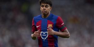 Barcelona FINALLY confirm Spanish wonderkid Lamine Yamal as an official first team player 15 months after he made his debut for the Catalan giants
