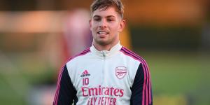 Fulham 'are close to agreeing a £35m deal for forgotten Arsenal star Emile Smith-Rowe' as Gunners look to cash in on academy graduate, with Marco Silva's side stealing a march on Crystal Palace
