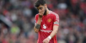 Bruno Fernandes should be replaced as Man United captain, claims a former Premier League manager who believes the role is 'a hamper to him'