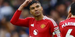 Man United stars 'throw their support behind Casemiro' after his Liverpool horror show with one member of Erik ten Hag's side leading the rallying cry for the Brazilian