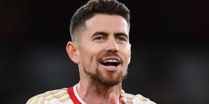 Arsenal 'set to REJECT offers from rival clubs for Jorginho' despite midfielder signing fresh contract extension in May