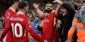 تقييم محمد صلاح بمباراة ليفربول ومانشستر يونايتد بالدوري الانجليزي