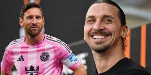 إبراهيموفيتش: "ميسي يلعب مع تماثيل.. إنه محاط بلاعبين يركضون وكأنهم يحملون أكياس إسمنت!"