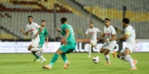 الزمالك يحسم الشوط الأول من مواجهة المصري بالتقدم بهدف عدي الدباغ