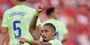 رافينيا يدخل تاريخ البرازيليين مع برشلونة بعد الفوز رقم 100