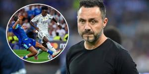 دي زيربي: "من المُخجل احتساب ركلة الجزاء الثانية لريال مدريد.. أشعر بخيبة الأمل لأننا كنا نستحق الفوز"