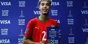 مونديال الشباب/ زابيري يتوج بجائزة "رجل المباراة" في انتصار المغرب على كوريا الجنوبية (2-1) ضمن الدور ثمن النهائي