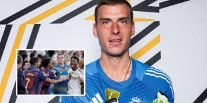 بعد شجار "الكلاسيكو".. إيقاف لونين لمباراة واحدة بسبب سلوكه العدواني ضد لاعبي برشلونة