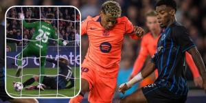 برشلونة "ينجو" من الهزيمة ضد كلوب برشلونة في دوري أبطال أوروبا