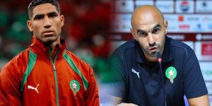 الركراكي: "إصابة حكيمي أرعبتني لأنه لاعب لا يُعوض لكننا سنعمل جاهدين ليكون جاهزا بنسبة 100% ضد جزر القمر"