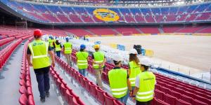 الشركات المكلفة ببناء "كامب نو" تواجه 1.87 مليون يورو غرامات بسبب ساعات عمل مفرطة وتشغيل عمال غير قانونيين!