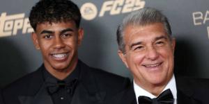 لابورتا: "يامال أكثر نضجًا بكثير من أي لاعب آخر في عمره.. إنه الأفضل في العالم في مركزه"