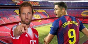 برشلونة يُجهّز لمرحلة ما بعد ليفاندوفسكي.. هاري كين الخيار الأول