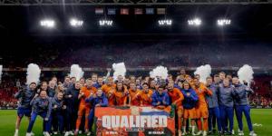 هولندا تحجز بطاقة المونديال رسميًا.. وبولندا إلى الملحق الأوروبي