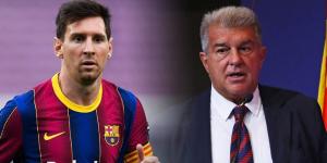 لابورتا: "عودة ميسي إلى برشلونة أمر غير واقعي.. عمره 38 سنة والنادي يبني مشروعا للمستقبل"