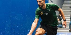 مازن هشام ينسحب من بطولة هونج كونج للإسكواش بسبب الإصابة