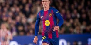 برشلونة يكشف تشخيص إصابة أولمو ومدة غيابه