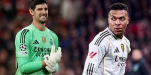 كورتوا: "أحيانا وسط المباريات أقول كم أنا محظوظ باللعب مع مبابي وليس ضده"