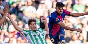 موعد مباراة ريال بيتيس ضد برشلونة في الدوري الإسباني