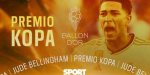 Jude Bellingham wins Kopa Trophy at Ballon d'Or ceremony
