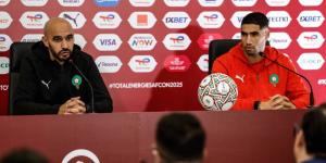 قبل مباراة زامبيا.. وليد الركراكي وأشرف حكيمي يعقدان ندوة صحفية غدا الأحد