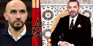 الركراكي: "الملك بعث لنا رسالة مؤثرة ساعدت اللاعبين بعد المباراة ضد مالي"