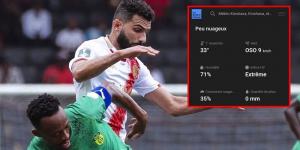 الوداد يخوض مباراة مانييما وسط أجواء حارة ورطوبة عالية بنسبة 71٪؜ فوق ملعب بعشب اصطناعي يشبه ملاعب القرب