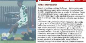 المصداقية في خبر كان.. مواقع ومحطات إذاعية تتداول خبرا زائفا ل"ماركا" يخص طرد مباراة الرجاء وا.طنجة!