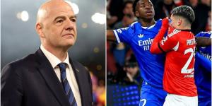 إنفانتينو: "إذا غطى لاعب فمه وتلفظ بكلمات فيجب طرده"