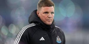 إيدي هاو مدرب نيوكاسل: "المباراة ضد برشلونة هي الأهم في تاريخنا"