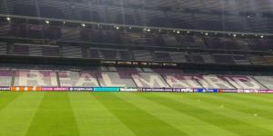 ريال مدريد يجهز "تيفو" يغطي الملعب بأكمله لاستقبال بايرن ميونيخ في دوري أبطال أوروبا