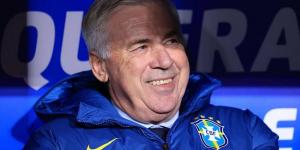 أنشيلوتي على مشارف تجديد عقده مع البرازيل إلى غاية 2030