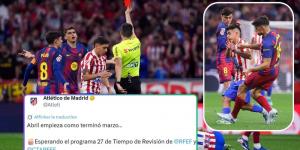 أتلتيكو مدريد يجدد انتقاداته للتحكيم الإسباني وتقنية الفيديو بعد مواجهة برشلونة
