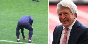 رئيس أتلتيكو مدريد يسخر من شكوى برشلونة: "ارتفاع العشب؟ بعض الناس يحبون الشعر القصير والبعض الآخر يحب الشعر الطويل"