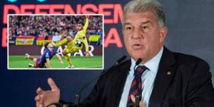 لابورتا: "التحكيم في مباراة الأمس كان عارا"