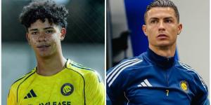 تقرير سعودي/ النصر يدرس تصعيد نجل كريستيانو رونالدو للفريق الأول خلال الموسم القادم