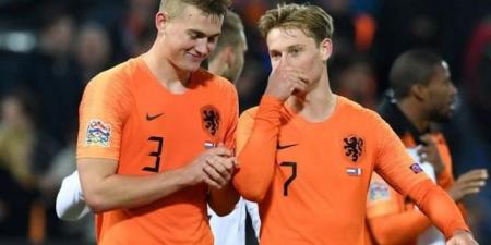 الإصابة تحرم المنتخب الهولندي من جهود دي ليخت أمام أوكرانيا