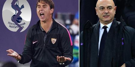 Tottenham are snubbed by ANOTHER manager! Sevilla boss Julen Lopetegui rejected a 'dizzying' offer to take over in north London, reveals his club's president as Daniel Levy's chaotic search for Jose successor continues